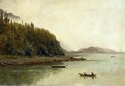 Albert Bierstadt, Indians Fishing